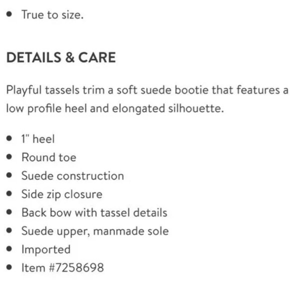 Kate Spade NY Saddle Black Suede Back Bow Tassel boots size 7.5 - Picture 16 of 16